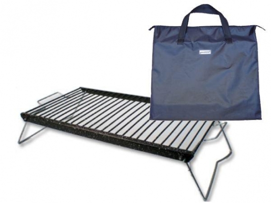 Parrilla para camping 35 x 60 cm