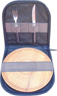 Juego asado para 1 persona  plato Ø 24 cm