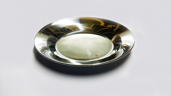 Plato hondo de acero inoxidable Ø 22 c.