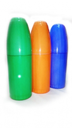 Porta botellas de telgopor forrados