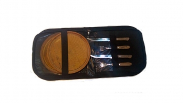 Juego asado económico  para 2 personas plato de  Ø 24 cm