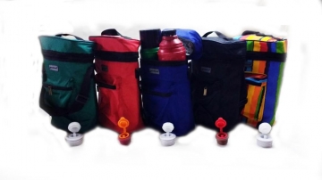 Matera premium para 2 termos y bolsillo grande