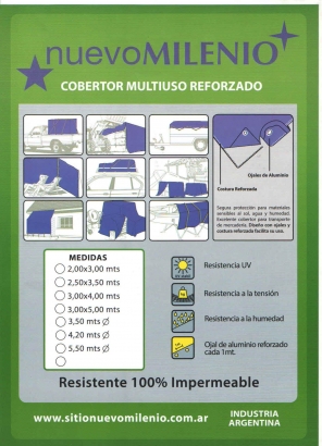 Cobertor de rafia 3,00 x 2,00 mts.