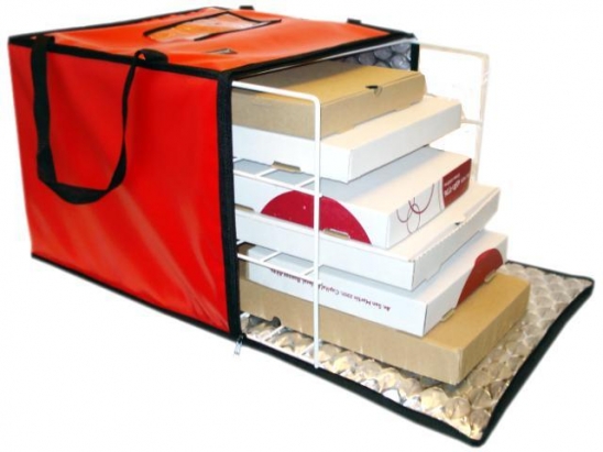 BOLSO TÉRMICO CON ESTRUCTURA PARA PIZZA GIGANTE 45X45