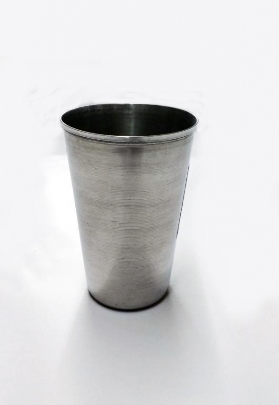 Vaso de acero inox.