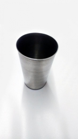 Vaso de acero inox.